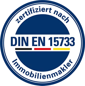 Zertifiziert nach DIN EN 15733 – Immobilienmakler